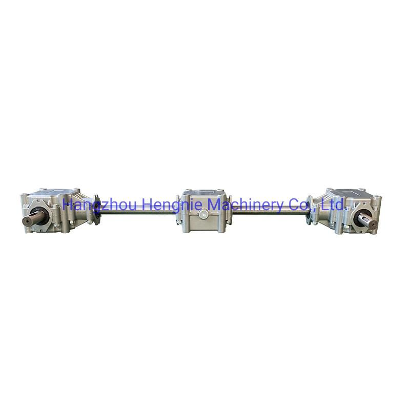 Agricultural Three-Conjined Aluminum Gearbox for Agriculture Fertilizer Sprayers