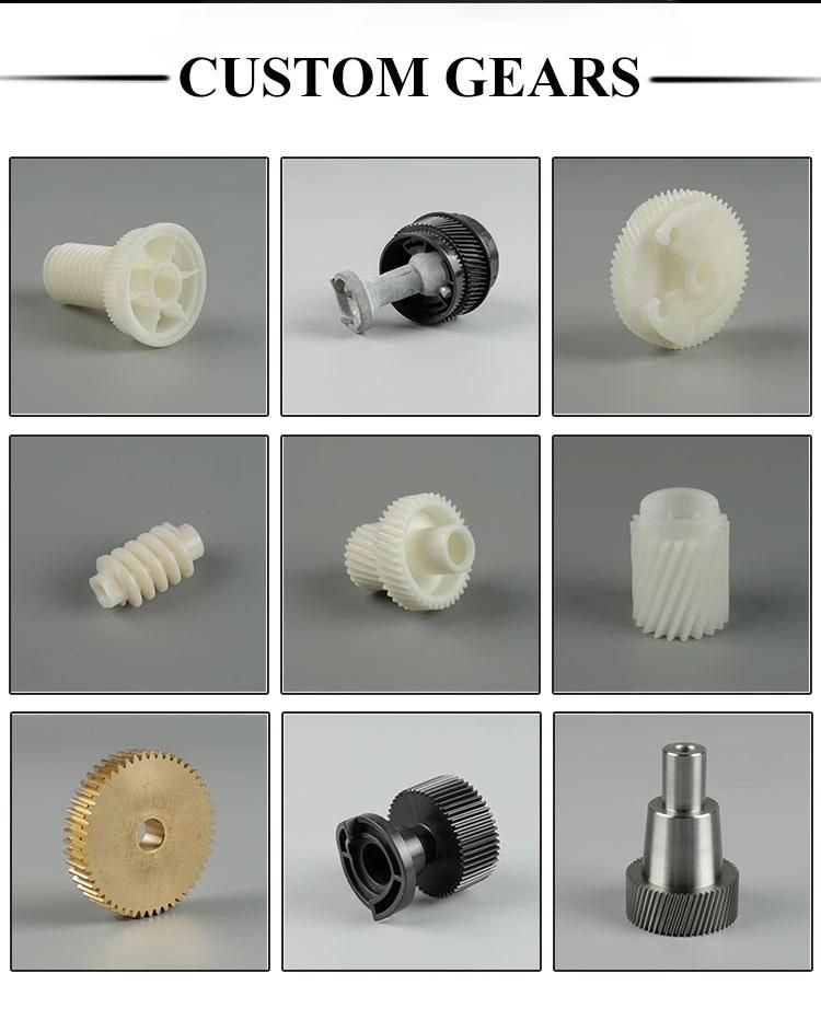 Machine Transmission Precision Injection Plastic Toothed Spiral Spur Helical Gear