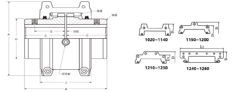 T10 Grid Coupling Suyett Grid Coupling T10 Series