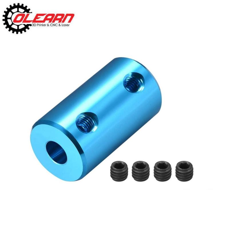 Olearn Coupling D14L25 5*5 5*8 6*8 6.35*8 8*8 Shaft CNC Coupler Aluminium Alloy Coupling Blue