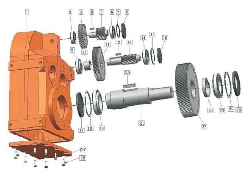 TF Parallel Shaft Helical Gear Units