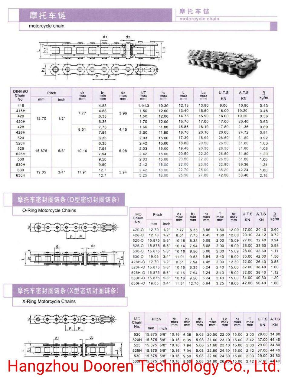 (A &B Series) Double Pitch Roller Chain