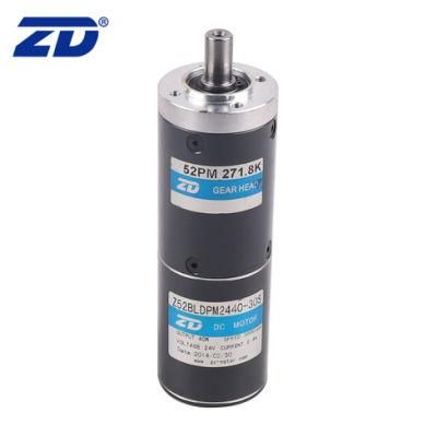 ZD 52mm Brush/Brushless Spur Gear Precision Planetary Gear Motor