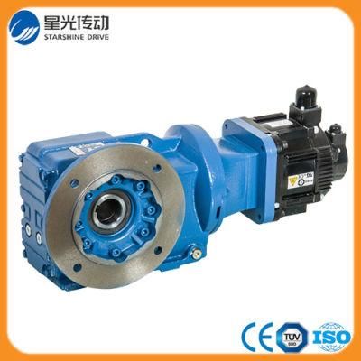 K Series Helical Bevel Gearbox Flange Mounted