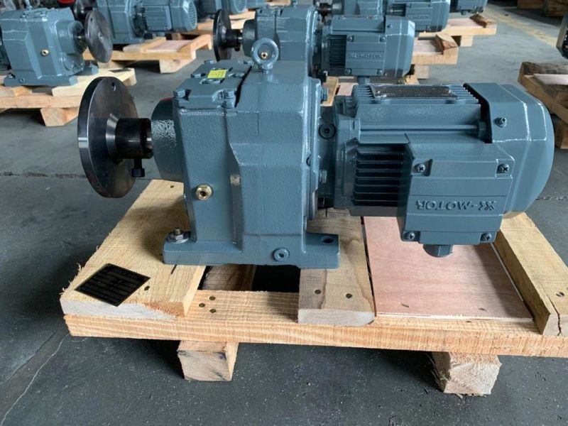 R Series Foot Mounted Helical Gear Motor (R97)