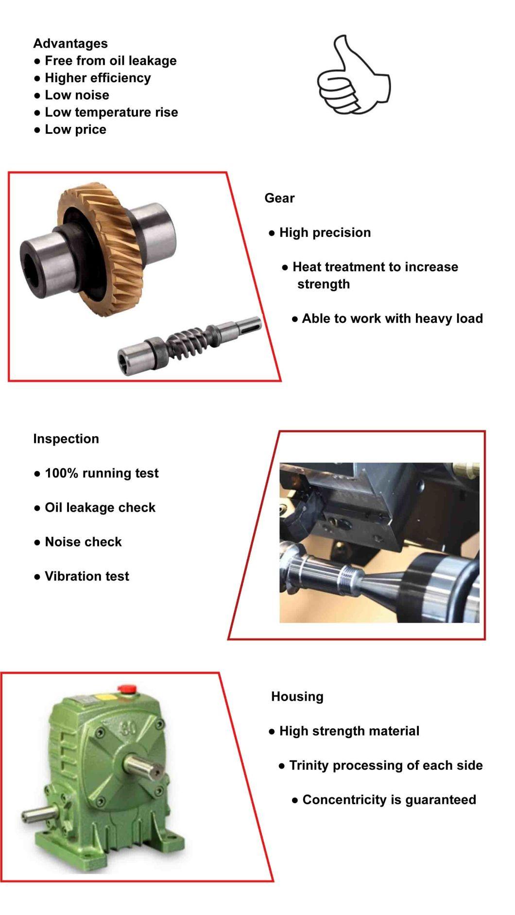 Wpdka Right Angle Foot Mounted Hollow Shaft Cast Iron Worm Gear Speed Reduktor Nmrv