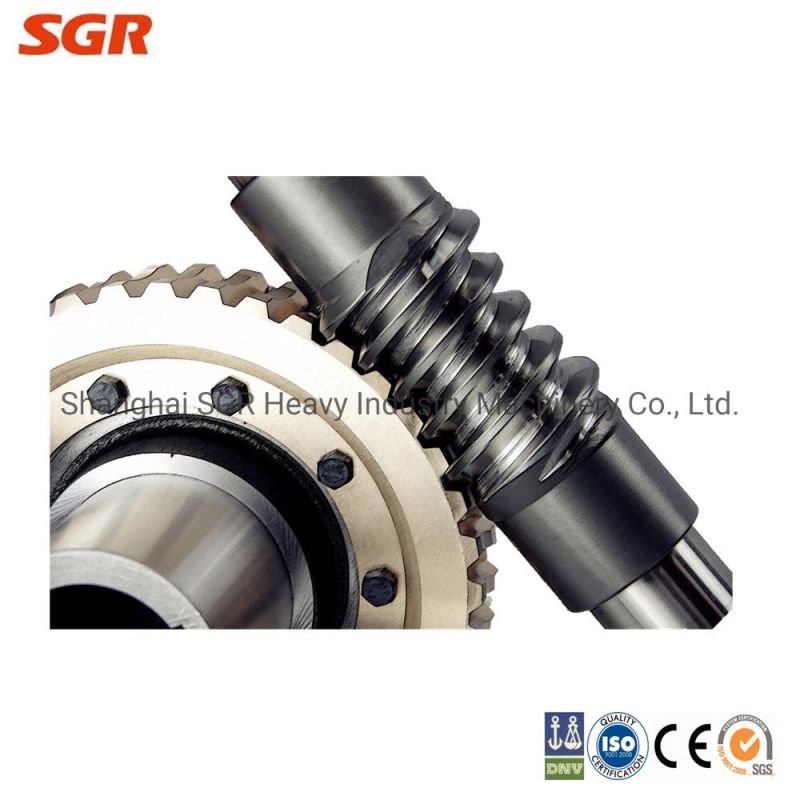 Worm Gear Series Double Enveloping Worm Gear Worm Gearbox 225mm Center Distance