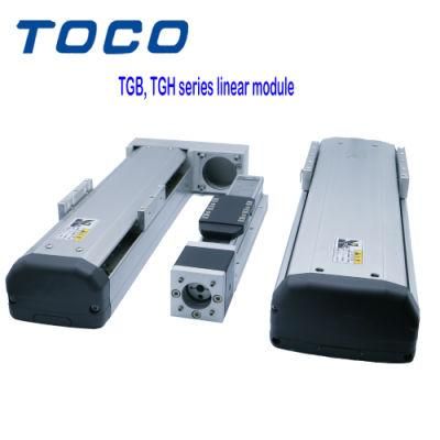 Taiwan Quality Toco Precise Mute Linear Motion Module Axis Actuator Tgh8-L10-400-Bc-T40b-E5 Stock Available