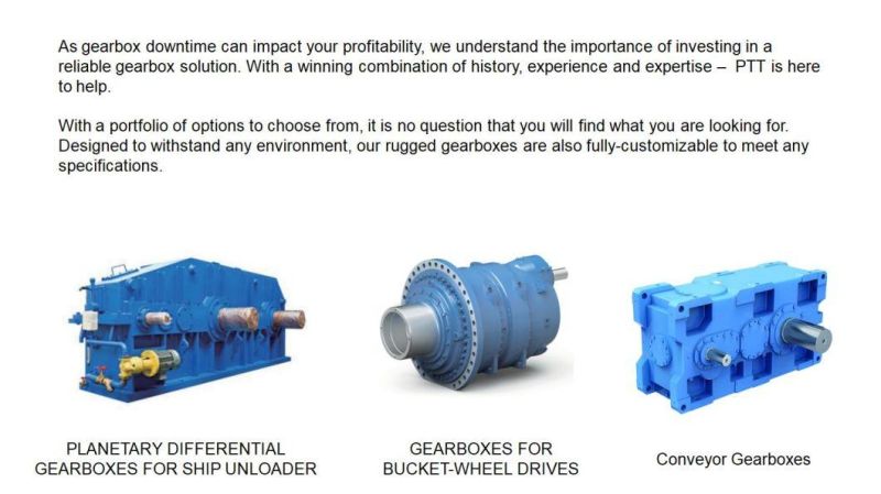 Zfy250 High Torque Automotive Transmission Gearbox Four Stage Pinion Helical Gear