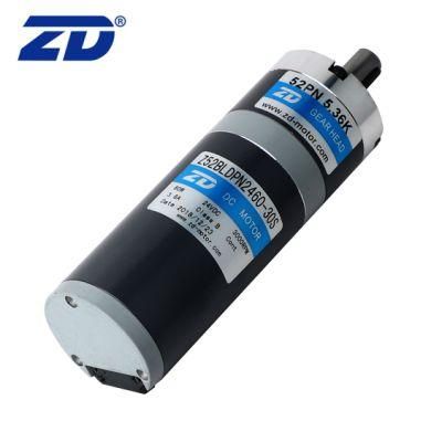 ZD 52mm Brush/Brushless Speed Changing Precision Planetary Transmission Gear Motor