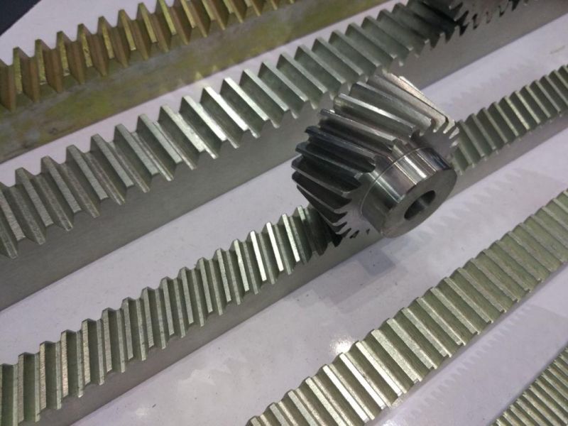 High Precision Module 1.5 Steel Spur Gear and Helical Rack Pinion Gear for CNC Machine or Gearbox