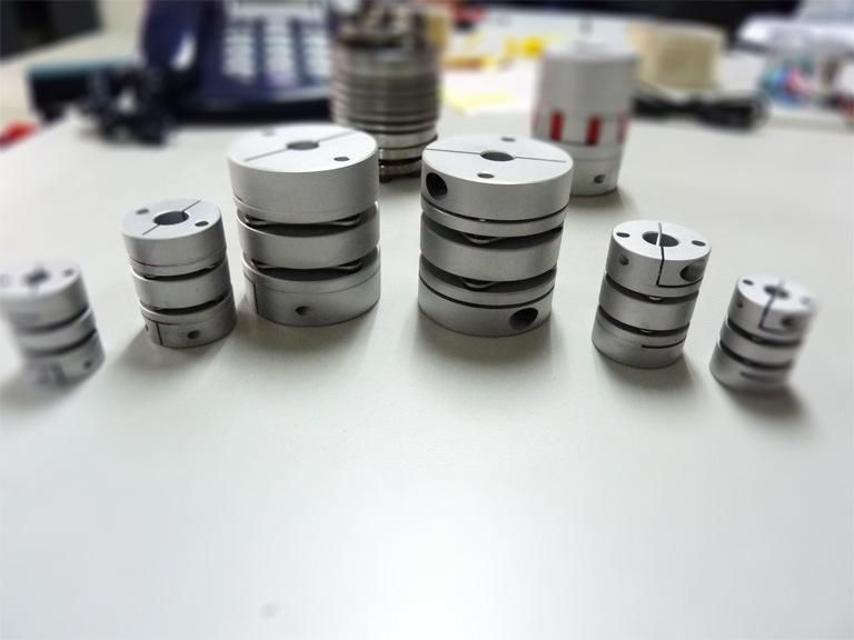 Stock MP26c-MP104c Aluminum Flexible Diaphragm Coupling with Stainless Steel Shrapnel for Motor