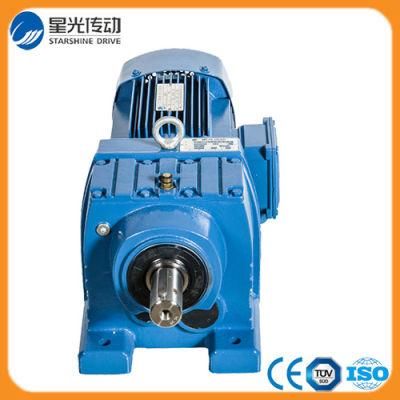 Inline Shaft Helical Gearmotor Speed Change Device for Transmission Belt