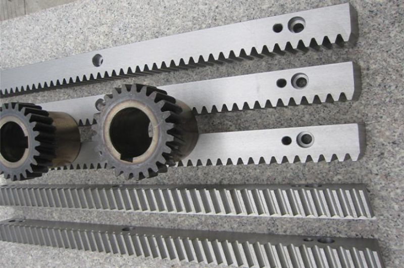 M1.5 M1.5 M2 M4 M6 Steel Linear Motion Spur Gear Rack and Helical Tooth Rack and Pinion Gear