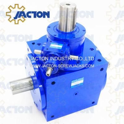 High Precision Jtp280 Spiral Bevel Precision Gearbox 60mm Drive Shaft