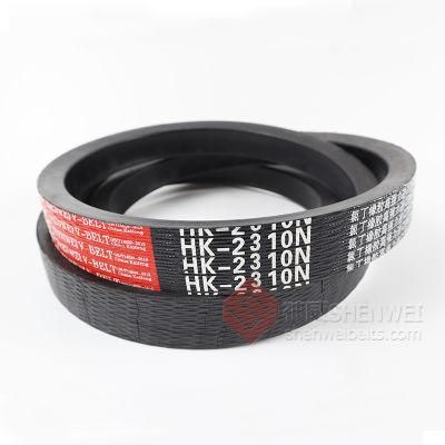 HK2310n Wrapped Banded Rubber V Belt for Combine Harvester Transmission