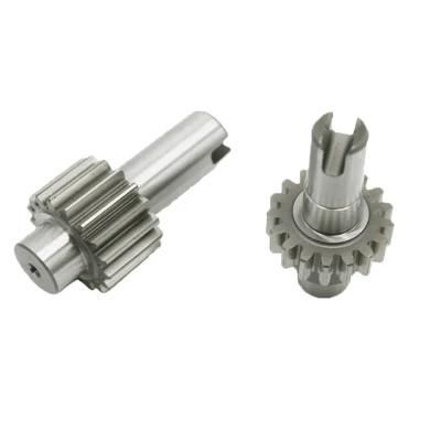 OEM Manufacturer Custom Metal Steel Transmission Gear Shaft with Spline for Machinery Part