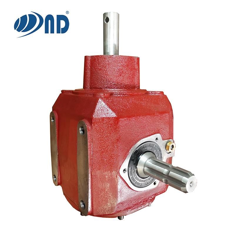 Agricultural L Series Right Angle Transmission Pto Spiral Bevel Steering Small Reducer Gearbox for Farm Machine