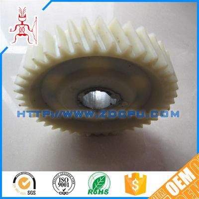 CNC Machined ABS Nylon Plastic Crown Tooth Wheel Gear / Motor Shaft Gear