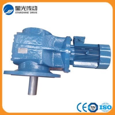Helical Bevel Geared Motor with Output Solid Shaft
