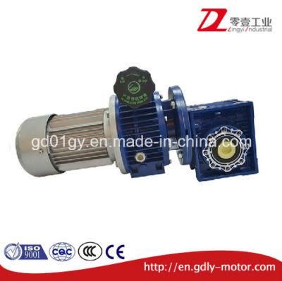 Nmrv Cast Aluminum Worm Gearbox with Induction Motor