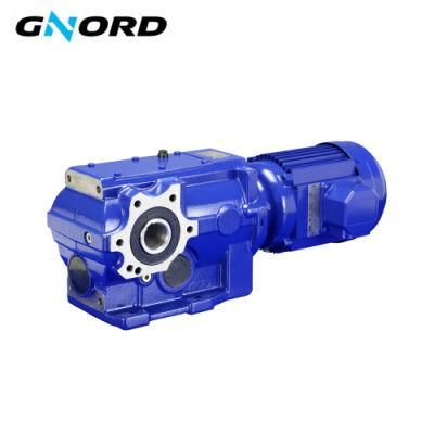 Right Angle Helical-Bevel Gear Motor Speed Reduction Transmission Reducer for Load Elevators