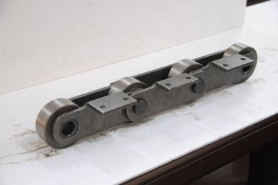 P160f25 Large Pitch ISO and ANSI Standard Stainless Steel Engineering Driving Conveyor Chains with Attachments