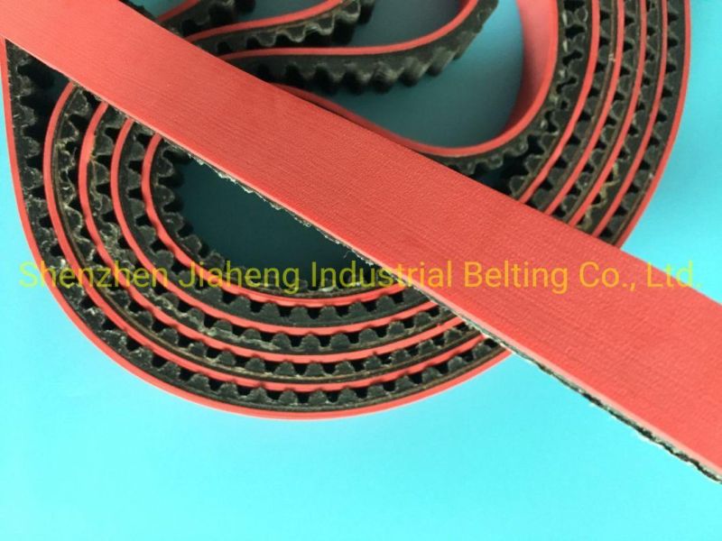 8mgt Timing Belt with Red Natural Rubber Coating