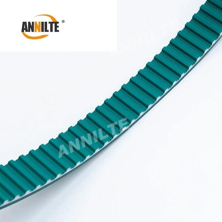 Annilte Green PU Polyurethane Open PU Timing Belt with Steel Cord