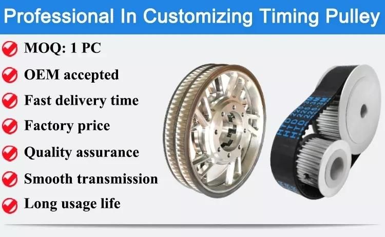 Customized Multi-Spec Synchronous Belt Drive Pulley Timing Pulley