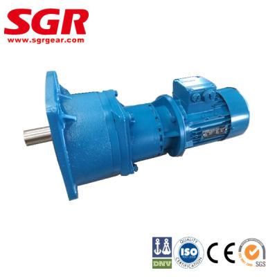 Inline Shaft with Flange Helical Speed Reducers