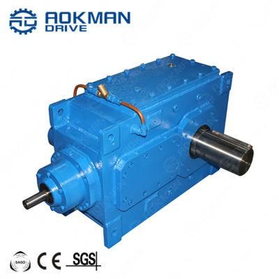 Helical Inline Gear Reducers Industrial Helical Gearbox for Briquettes Mixer