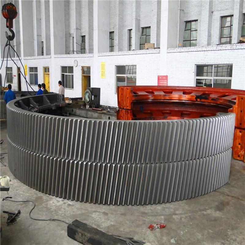 Cast Steel Cement Kiln Spur Girth Gear