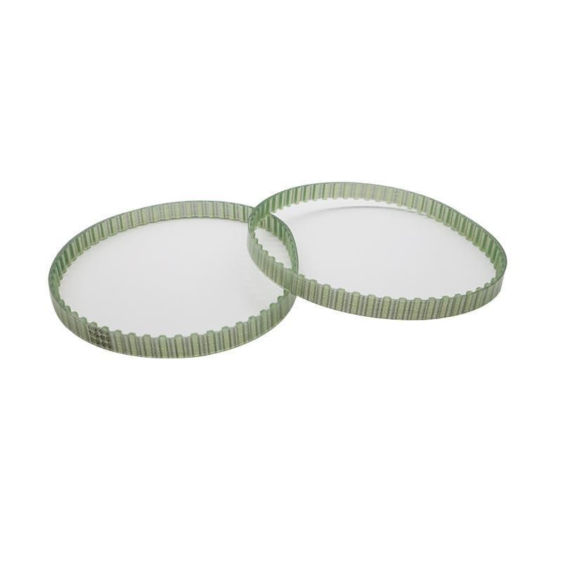 PU T10-610 Circular Toothed Drive Timing T10 Transparent Conveyor Belt