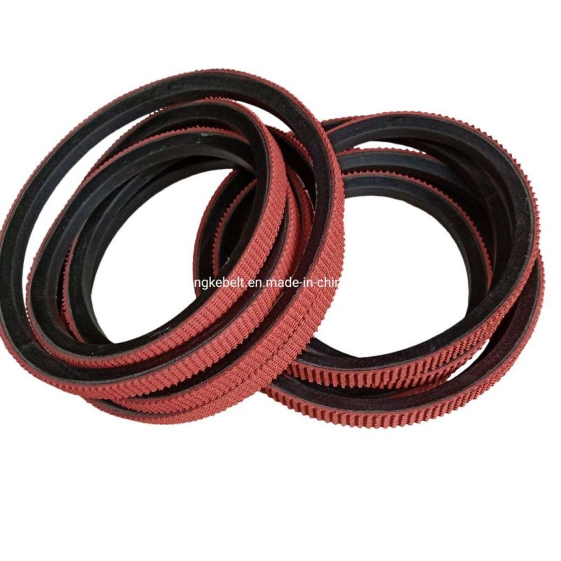 Red Grass Rubber Coating Rubber V Belt C-311