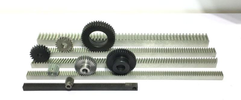 CNC Machining DIN6~9 Galvanized M1 M2 M3 M4 M5 M6 Rack Gears and Helical Gear Rack