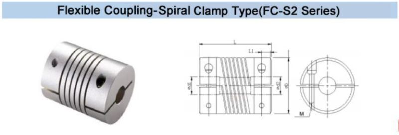 High Quality Flexible Coupling -Parallel Spiral Clamp Type (FC-S2 Seire)