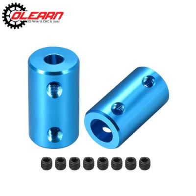 Olearn 3D Printers Parts Blue Flexible Shaft Coupler Screw Part for Stepper Motor Accessories