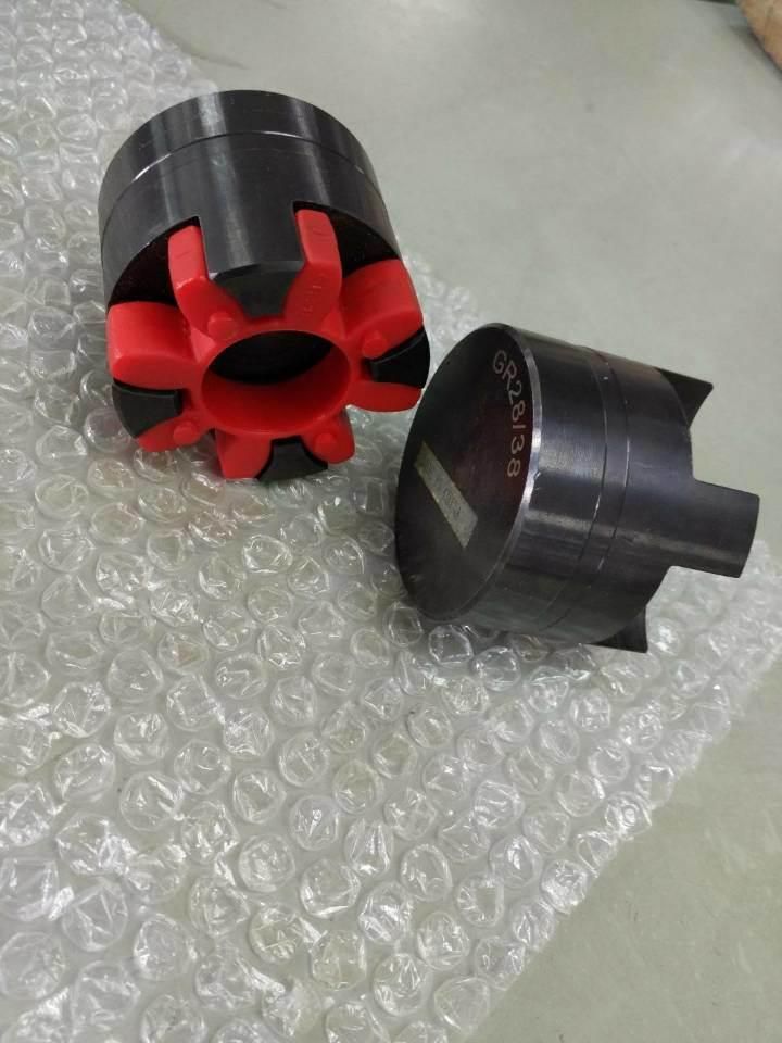 Factory Price Blackening Surface Treatment Steel Gr/GS/Ge Rotex Type Flexible Jaw Driving Coupling with PU Spider Element