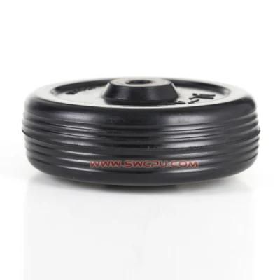 Compression Molded Hard Small Rubber Wheels/Solid PU Pulley