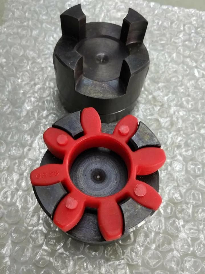 Steel or Steel Stainless or Aluminum Flexible Jaw Ge/Gr GS Rotex Type Coupling with Keyway and PU Spider Insert Element