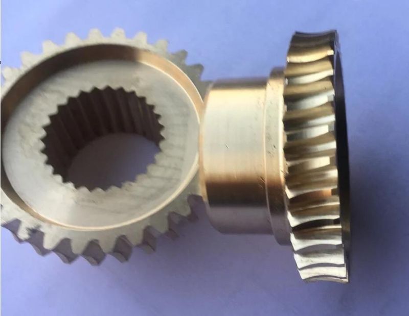 High Precision Customized Copper/Bronze Stepper Motor Gear and Worms