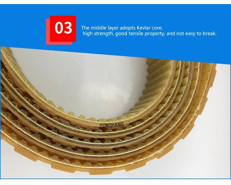 Kevlar Core Polyurethane Timing Belt for Sausage Machine