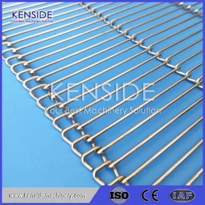 Bakery Stainless Steel Flat Flex Wire Mesh Conveyor Belt