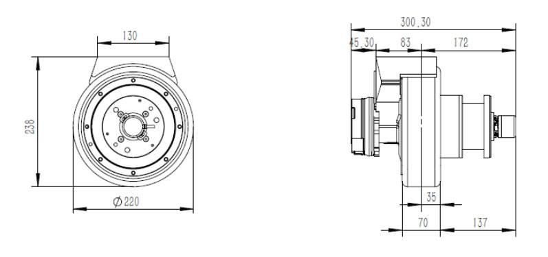 Electric Steering Assembly Agv Core Accessory DC Motor Wheels Agv DC Drive 24V Motor Driving Wheel Unit for Industrial Agv Robot (TZ10-D05)