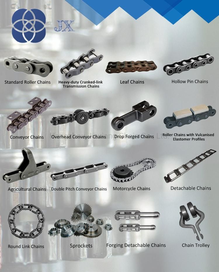 Carbon Steel/Stainless Steel Industrial Conveyor Roller Chain (08B 10B 12B 16B 40 50 60 80)