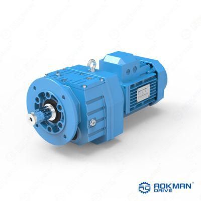 R Series Linear Helical Gear Reducer Gearbox with Motor/Use of Helical Gear Box