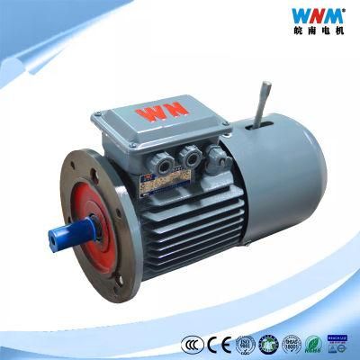 Electric a. C Brake Motors 7, 5 Kw / 4 Pole / Ins Class F / IP 54 Protection / with a. C. Brake 400 VAC / Mounting B5 with Flange Diameter 350mm + Shaft 42mm