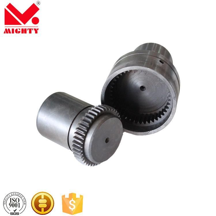 Chinese Manufacturer Metric Nylon Sleeve & Curved Tooth Gear Couplings with Nylon Outer Sleeve