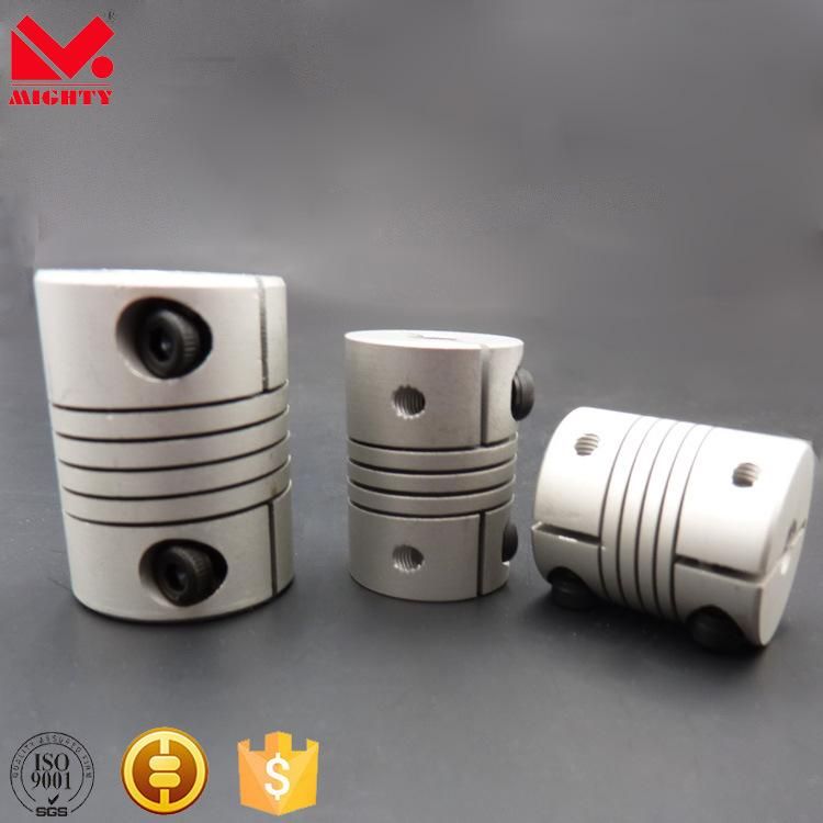 Aluminum Clamp Style Jaw / Spider Flexible Shaft Coupling for Motor